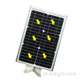 luz solar integrada com painel solar